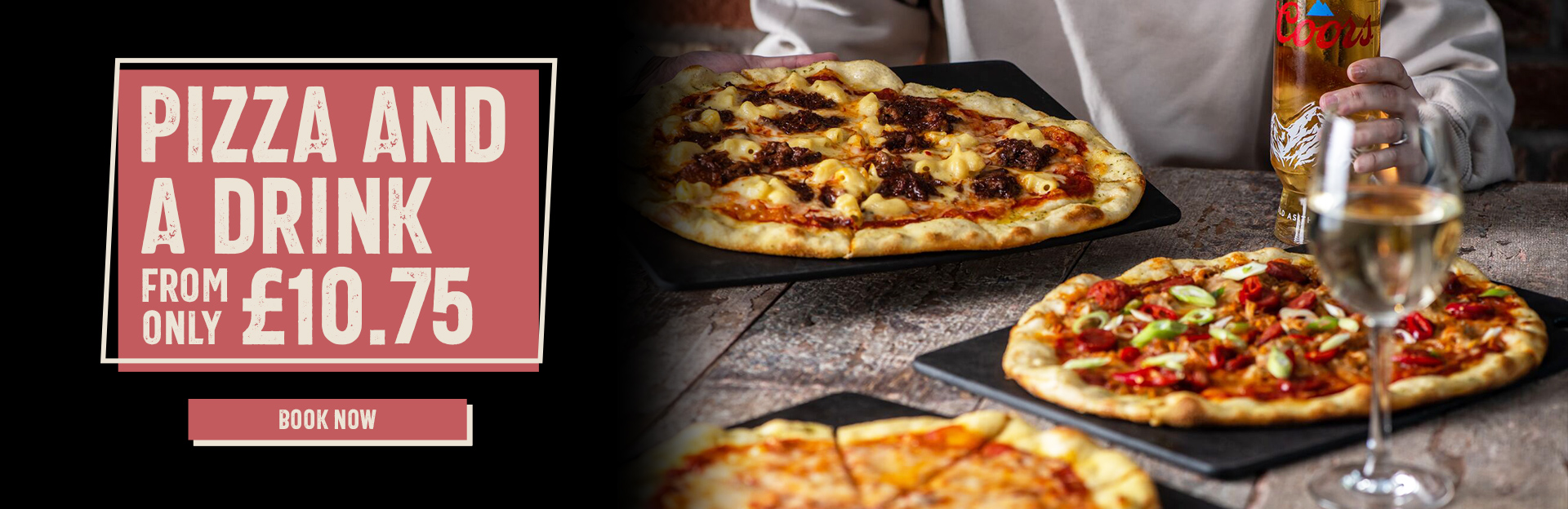 Pizza & Drink at The Mason's Arms